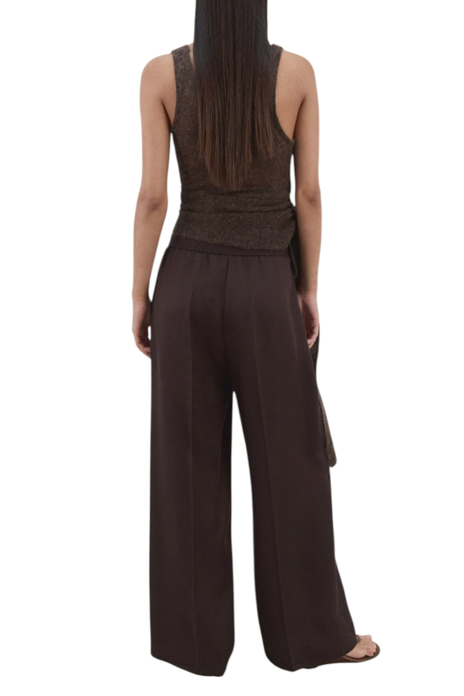 Женский Mango Брюки FLUID с высокой посадкой (цвет ), артикул 27065964 | Фото 4