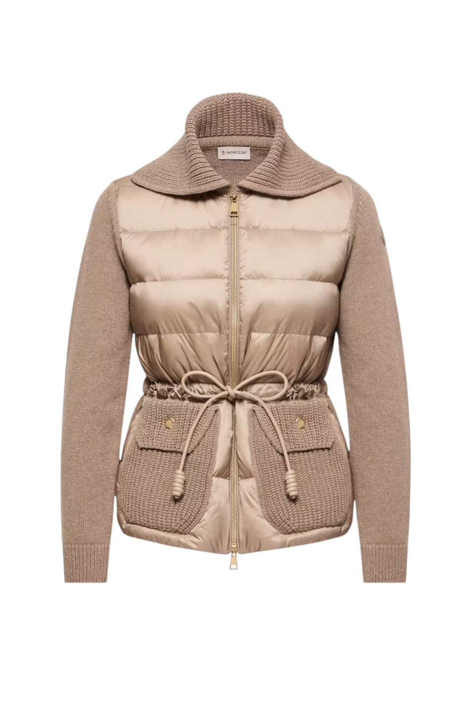 Куртка комбинированная|Основной цвет:Коричневый Женский Moncler Куртка комбинированная (цвет ), артикул L20939B00017-M4281 | Фото 1