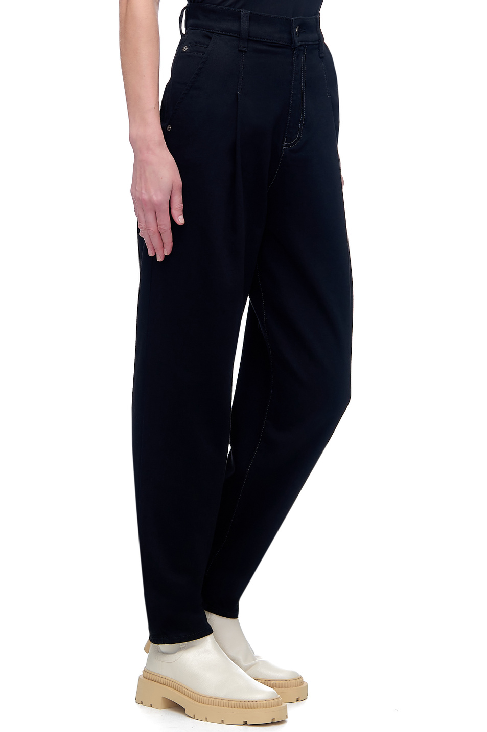 Женский Emporio Armani Джинсы из эластичного хлопка (цвет ), артикул 6K2J71-2DK9Z | Фото 3