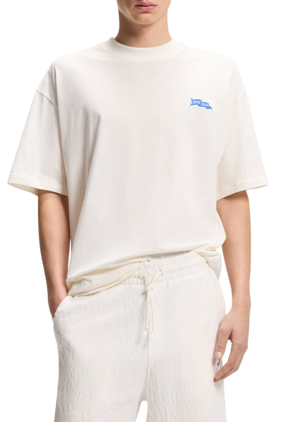 Мужской HUGO Футболка Nohatio из хлопка (цвет ), артикул 50556411 | Фото 3