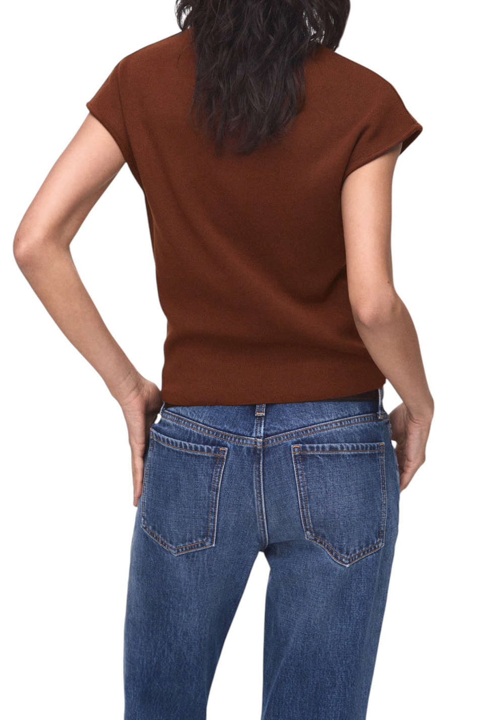 Женский Mango Джемпер DUMIN с короткими рукавами (цвет ), артикул 17074129 | Фото 3