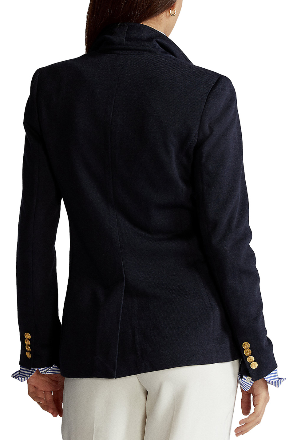 Женский Polo Ralph Lauren Жаккардовый пиджак на пуговице (цвет ), артикул 211795348002 | Фото 4