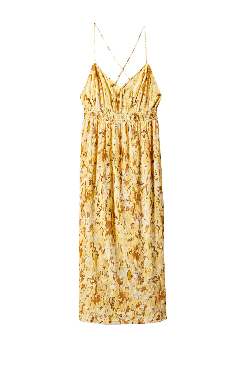 Платье POLIMO с принтом|Основной цвет:Желтый|Артикул:47038642 | Фото 1