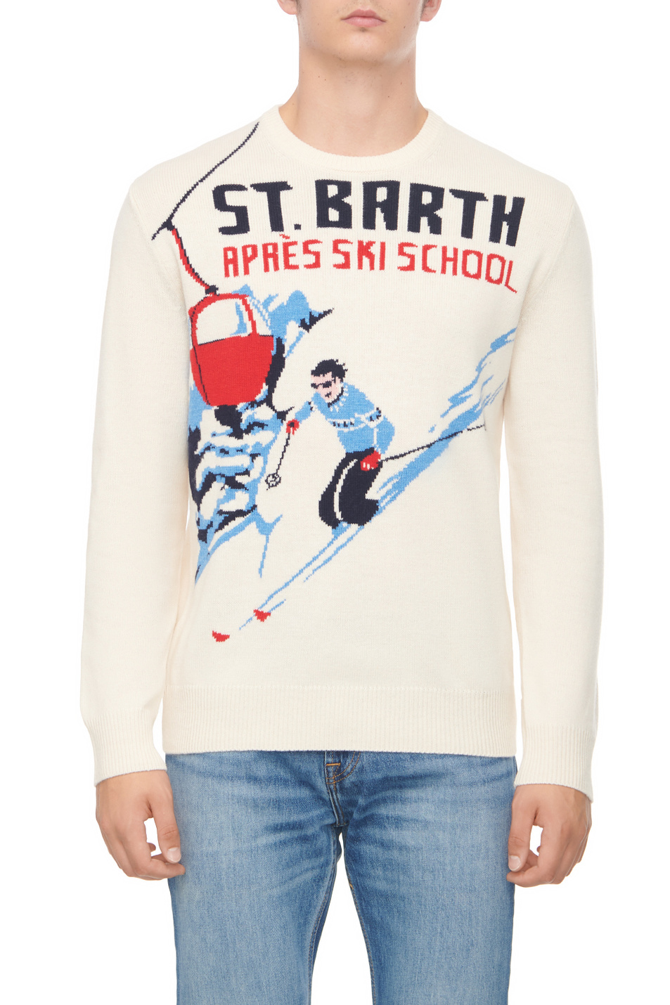 Мужской MC2 Saint Barth Джемпер HERON C из смесовой шерсти с добавлением кашемира (цвет ), артикул HER0011-00171E | Фото 3