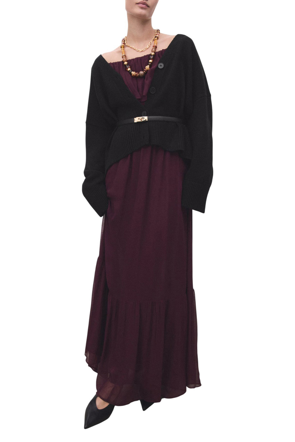 Женский Mango Кардиган ROGER свободного кроя (цвет ), артикул 17097812 | Фото 2