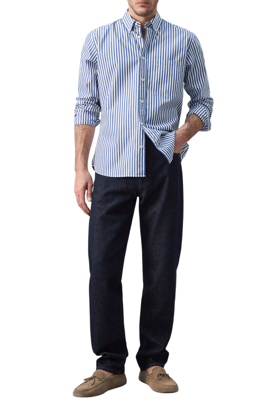 Мужской Mango Man Рубашка CANDELA из хлопка (цвет ), артикул 27055945 | Фото 2