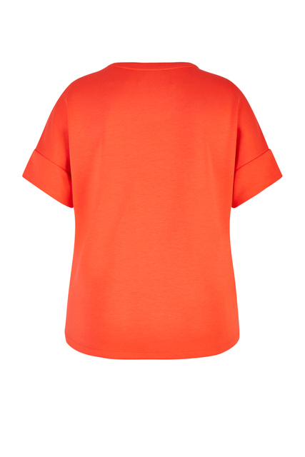Однотонная футболка|Основной цвет:Красный|Артикул:50-513307 | Фото 2