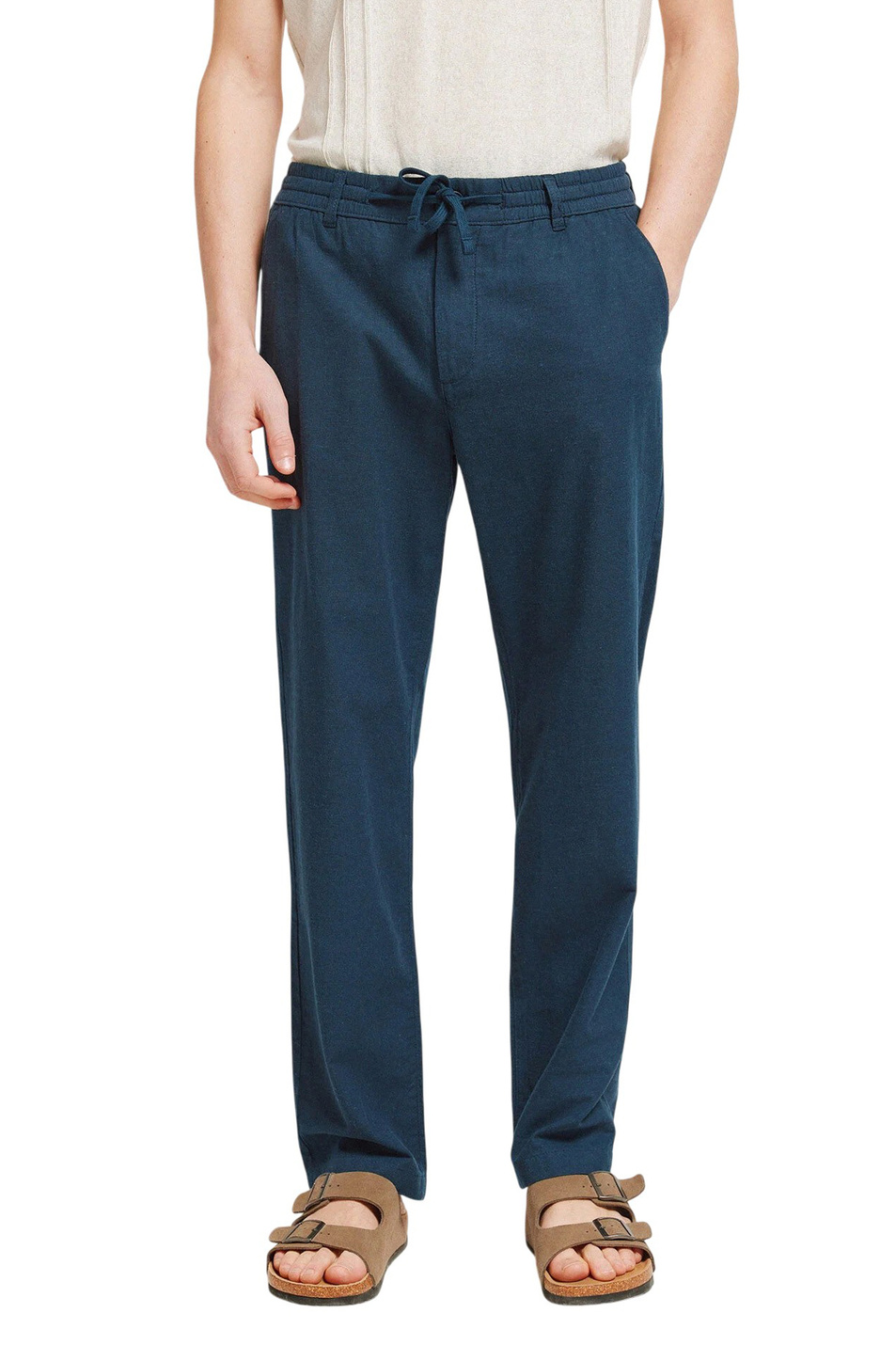 Мужской Springfield Брюки из хлопка и льна (цвет ), артикул 1553717 | Фото 1