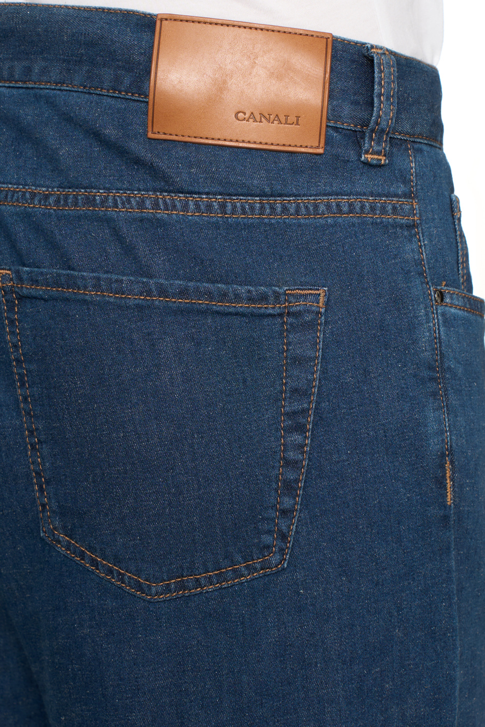 Мужской Canali Джинсы из смесового хлопка (цвет ), артикул 91719PD01349 | Фото 6
