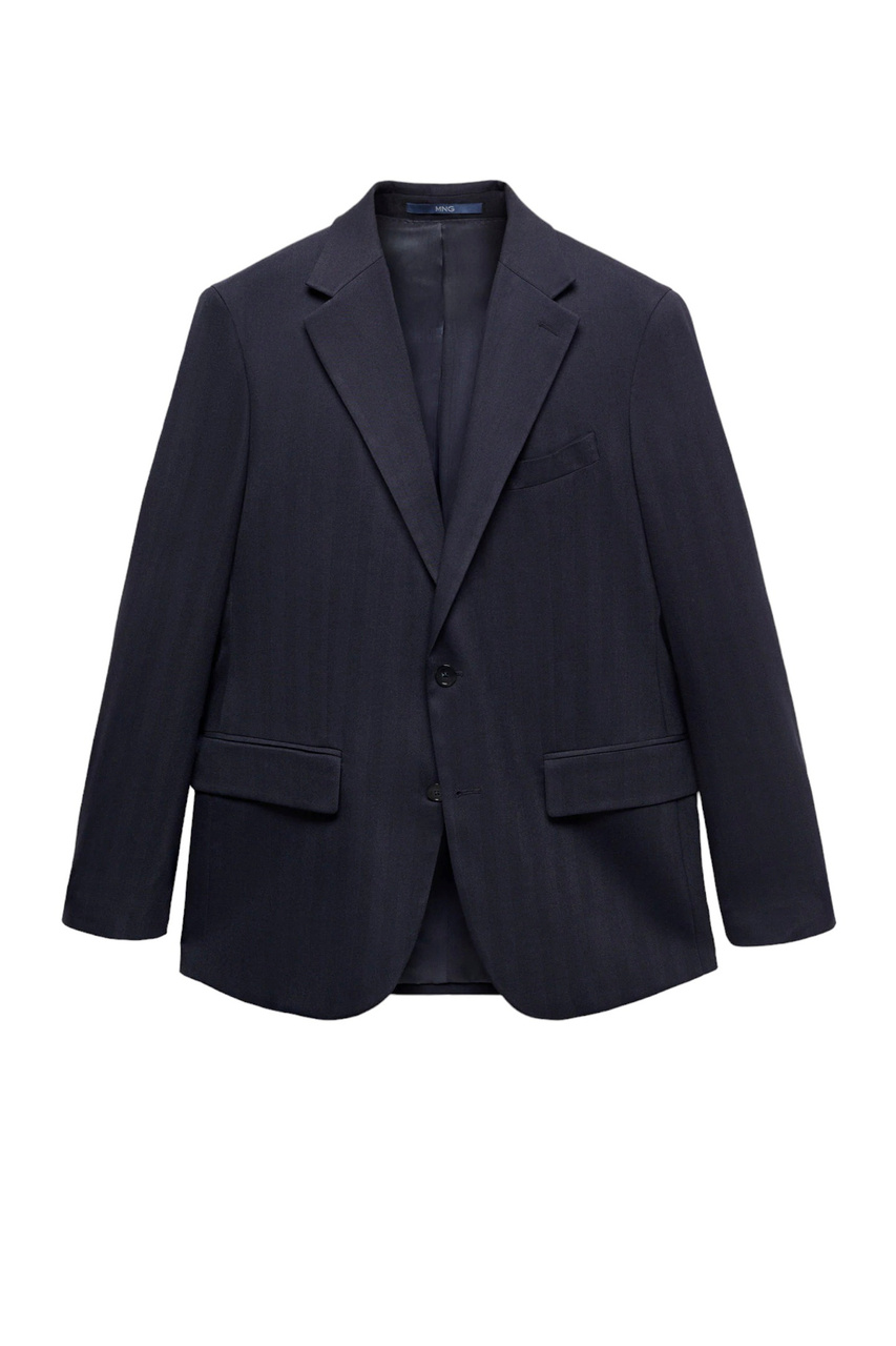 Пиджак BREDA из смесовой шерсти|Основной цвет:Синий|Артикул:67020638 | Фото 1