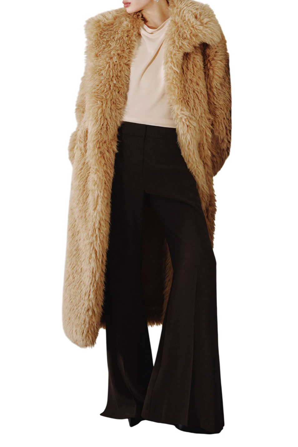 Брюки GRETA с боковыми разрезами|Основной цвет:Коричневый Женский Mango Брюки GRETA с боковыми разрезами (цвет ), артикул 17049117 | Фото 2