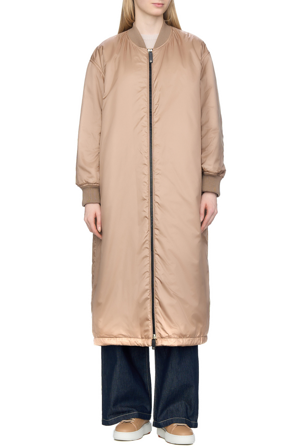 Женский Max Mara Пальто GREENB однотонное (цвет ), артикул 2519491014 | Фото 4