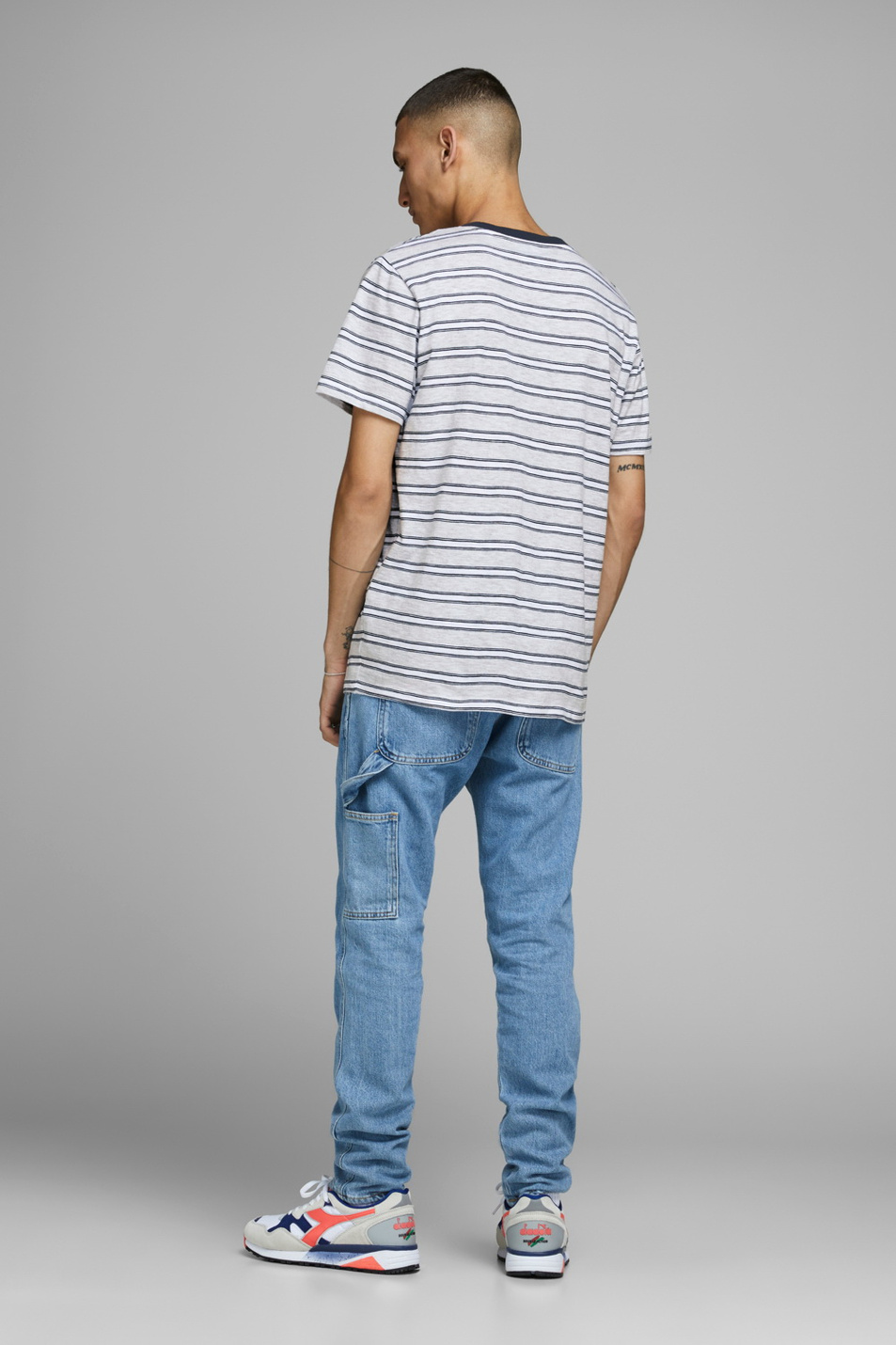 Мужской Jack & Jones Футболка из хлопка (цвет ), артикул 12167478 | Фото 6