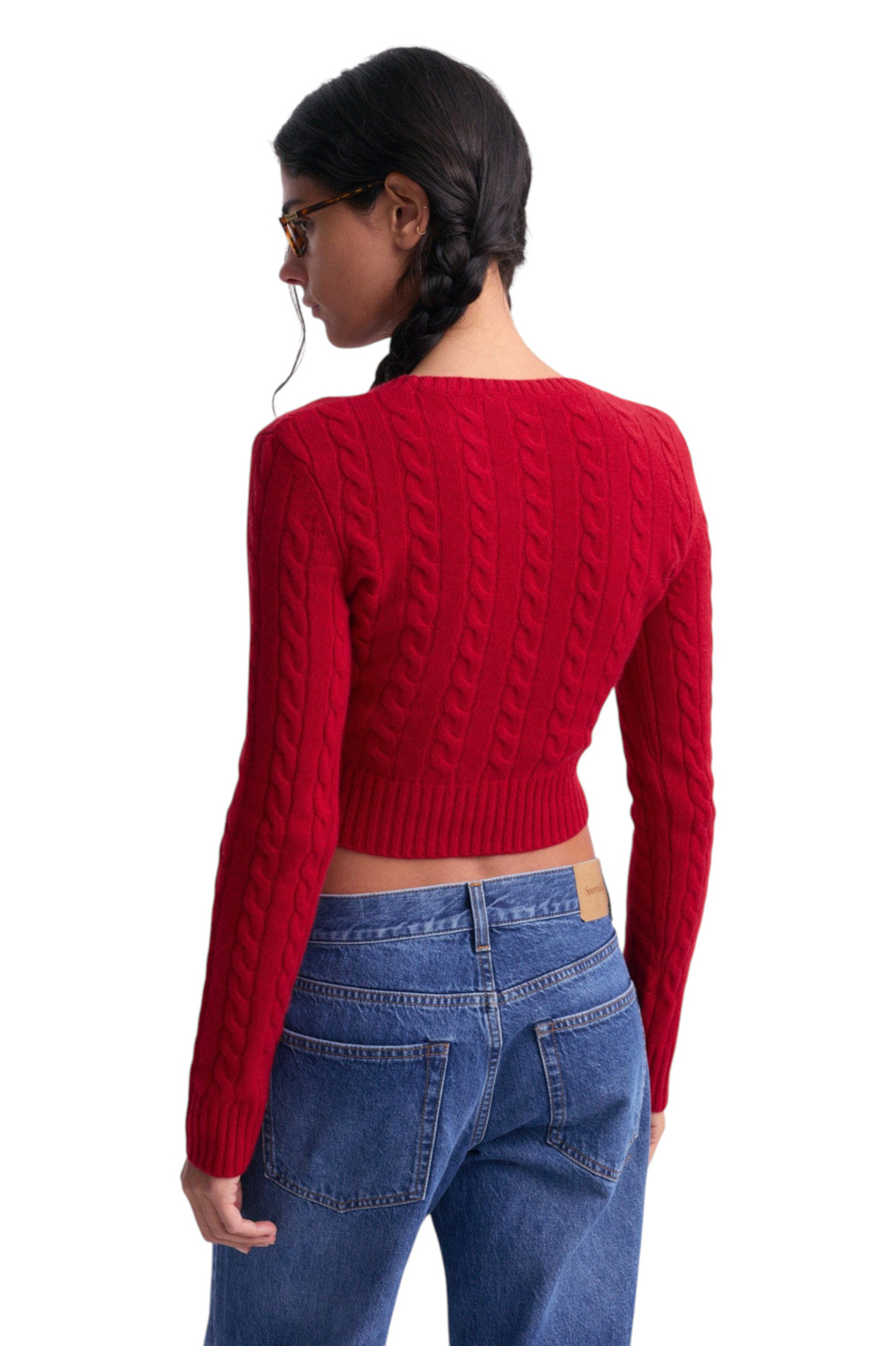 Женский Sporty & Rich Свитер Jala из смесового кашемира с шерстью (цвет ), артикул WS10185302RE15 | Фото 5