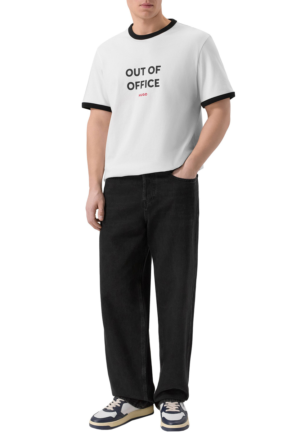 Мужской HUGO Футболка Doffice из хлопка (цвет ), артикул 50556545 | Фото 3