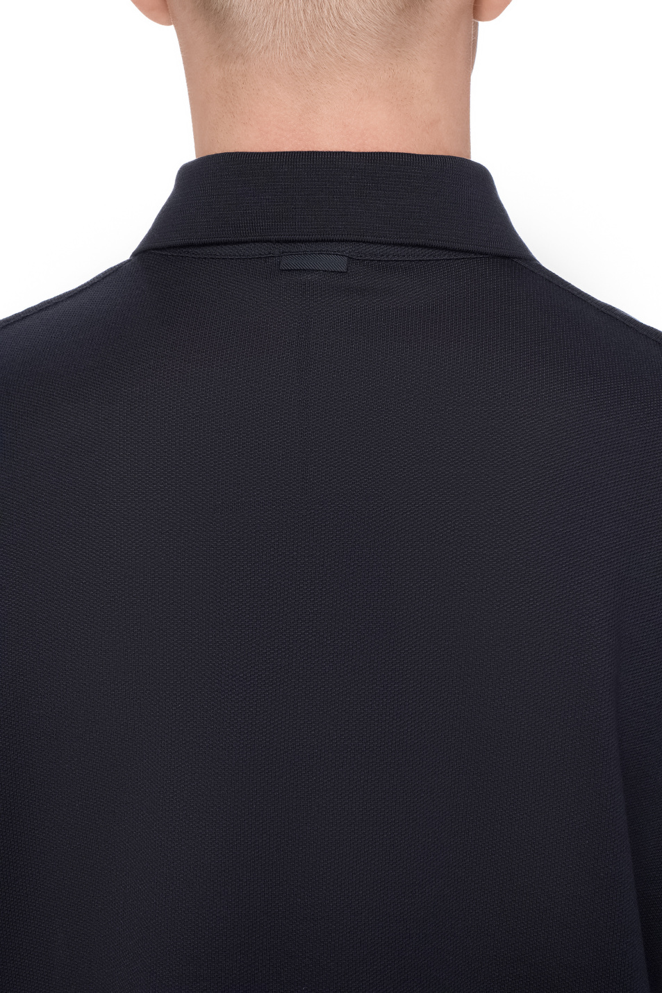 Мужской Zegna Футболка поло из хлопка и шелка (цвет ), артикул UF341A9-F786-B09 | Фото 6