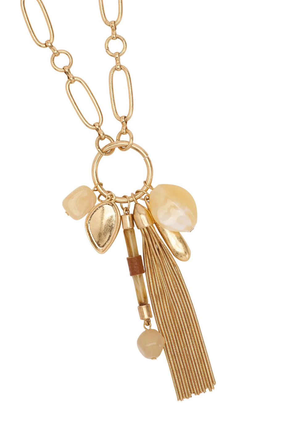 Женский Parfois Ожерелье с подвесками и бахромой (цвет ), артикул 242229 | Фото 2