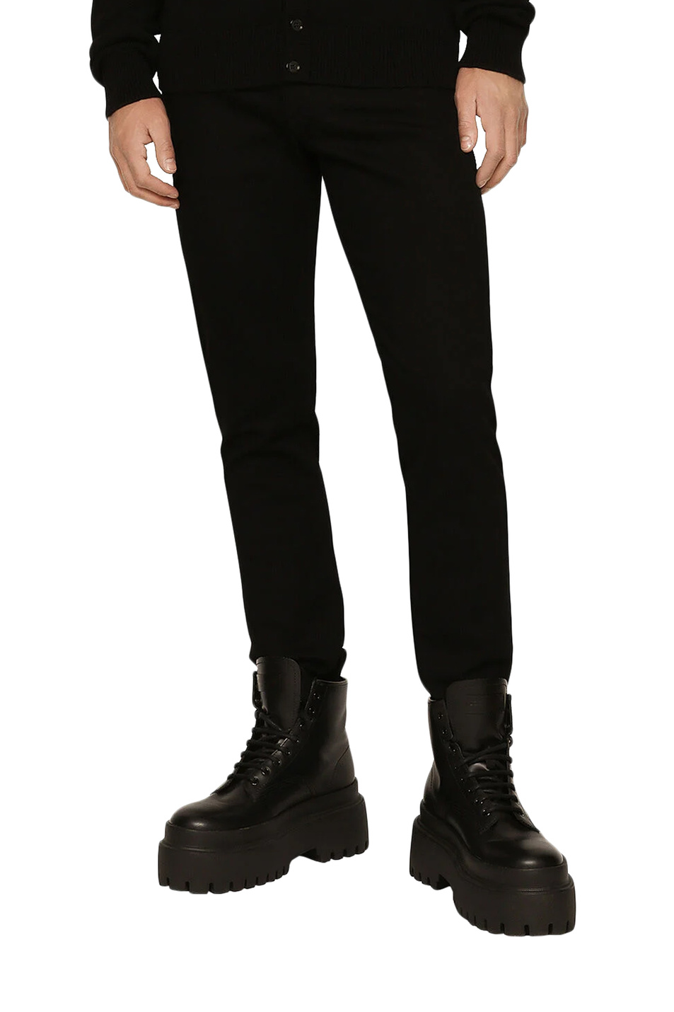 Мужской Dolce & Gabbana Джинсы из натурального хлопка (цвет ), артикул GY07CD-G8GW6 | Фото 3