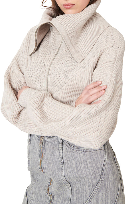 Iro Объемный свитер JOANNA из натуральной шерсти ( цвет), артикул WP12JOANNA | Фото 3