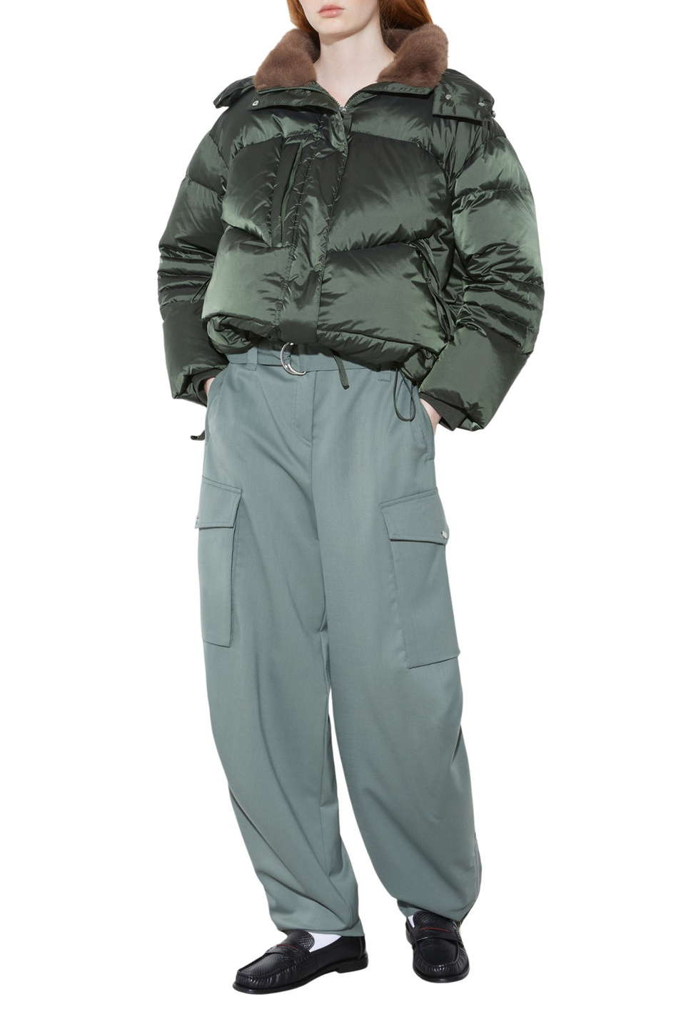 Куртка CURSORE с пуховым наполнителем|Основной цвет:Зеленый Женский MAX&Co. Куртка CURSORE с пуховым наполнителем (цвет ), артикул 2526486034 | Фото 2