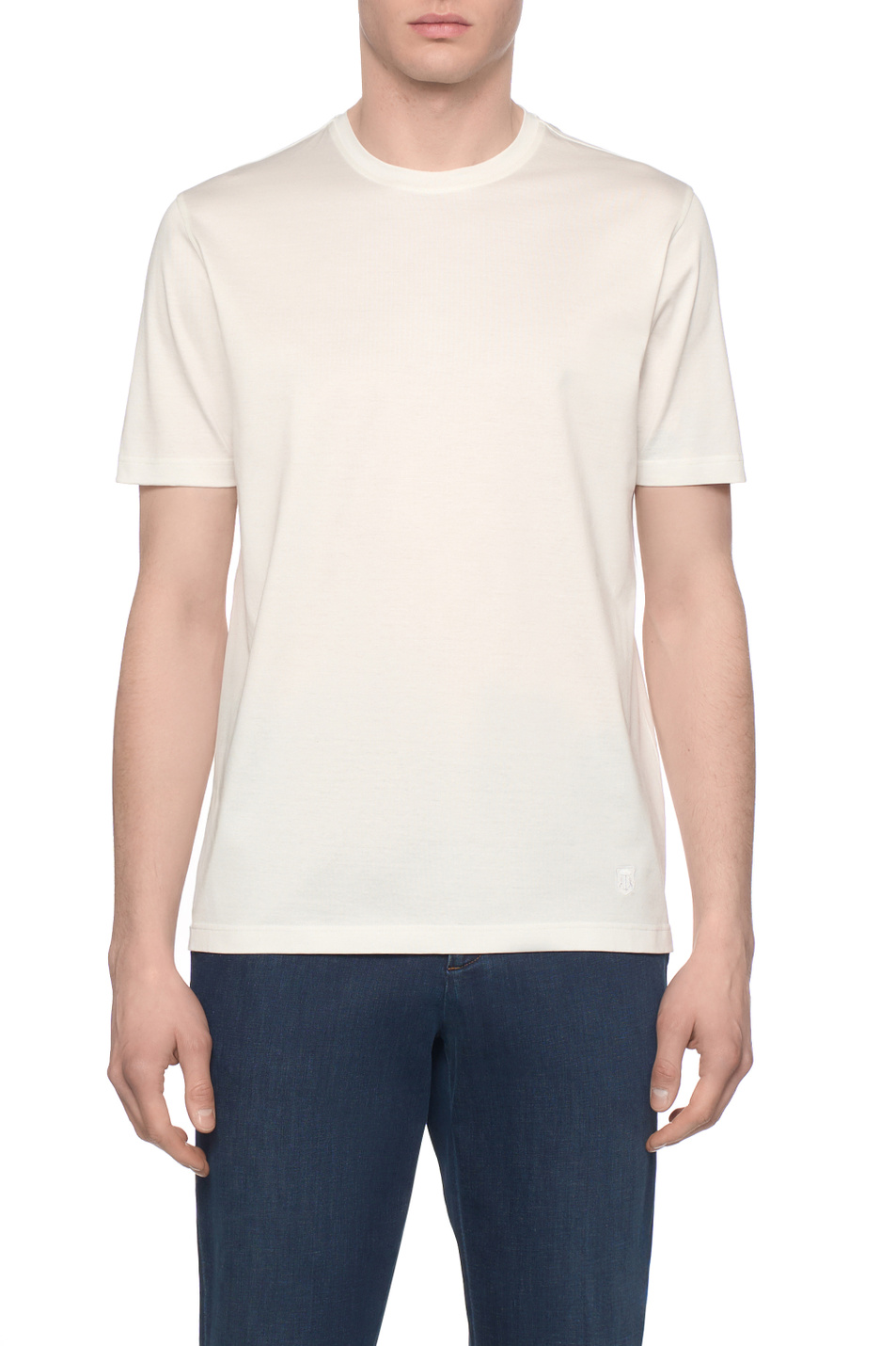 Мужской Corneliani Футболка из хлопка (цвет ), артикул 27G500-2725000 | Фото 4