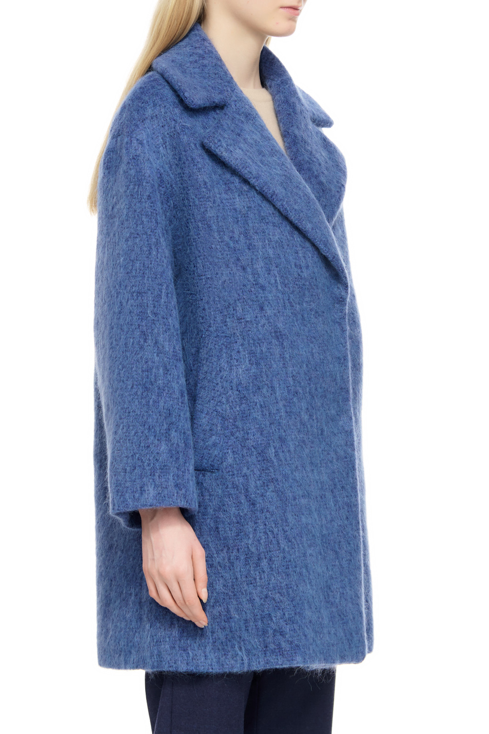 Женский Weekend Max Mara Полупальто PEPLI из смесовой пряжи альпаки (цвет ), артикул 2350160933 | Фото 4