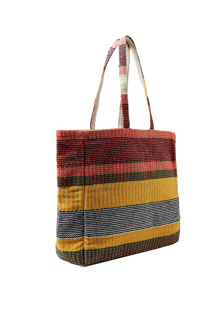 Accessorize Плетеная сумка в полоску (цвет ), артикул 390116 | Фото 2