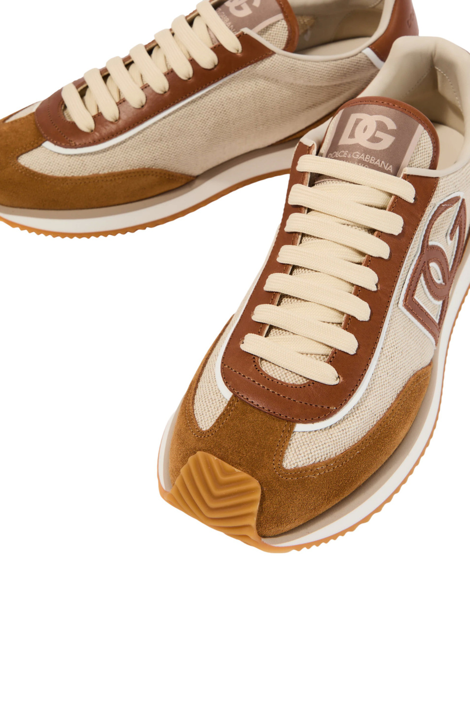 Кроссовки DG Cushion|Основной цвет:Коричневый Мужской Dolce & Gabbana Кроссовки DG Cushion (цвет ), артикул CS2288-A0127 | Фото 6