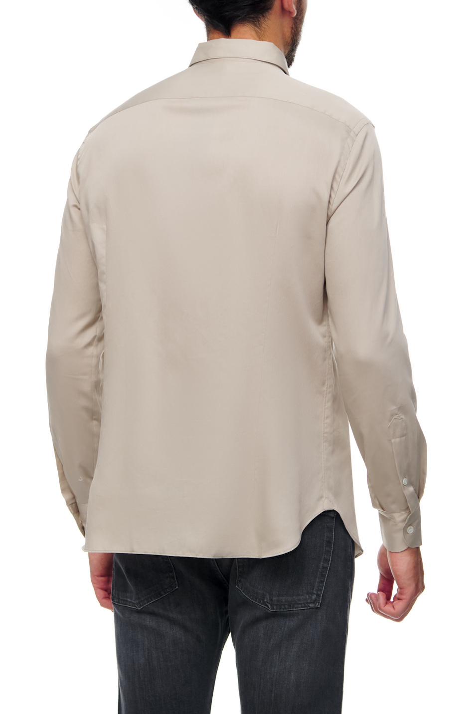 Мужской Emporio Armani Рубашка из натурального хлопка (цвет ), артикул 6L1C86-1N8LZ | Фото 4