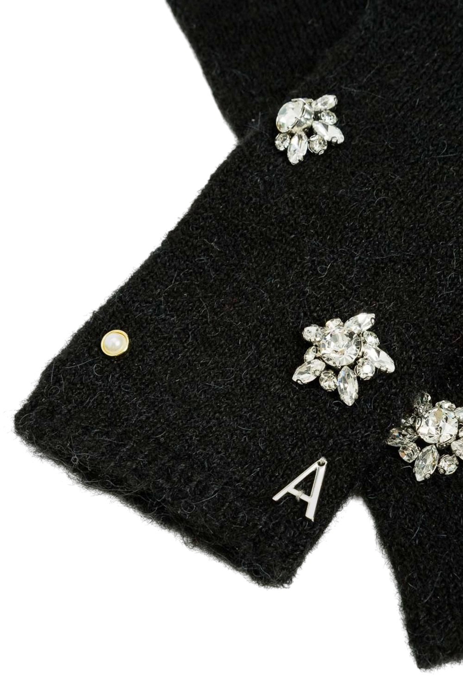 Женский TWINSET Milano Перчатки со стразами (цвет ), артикул 252AA4022 | Фото 2