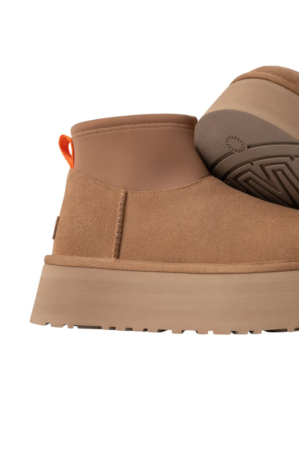 Женский UGG Угги Classic Mini Dipper из натуральной замши (цвет ), артикул 1168170 | Фото 5
