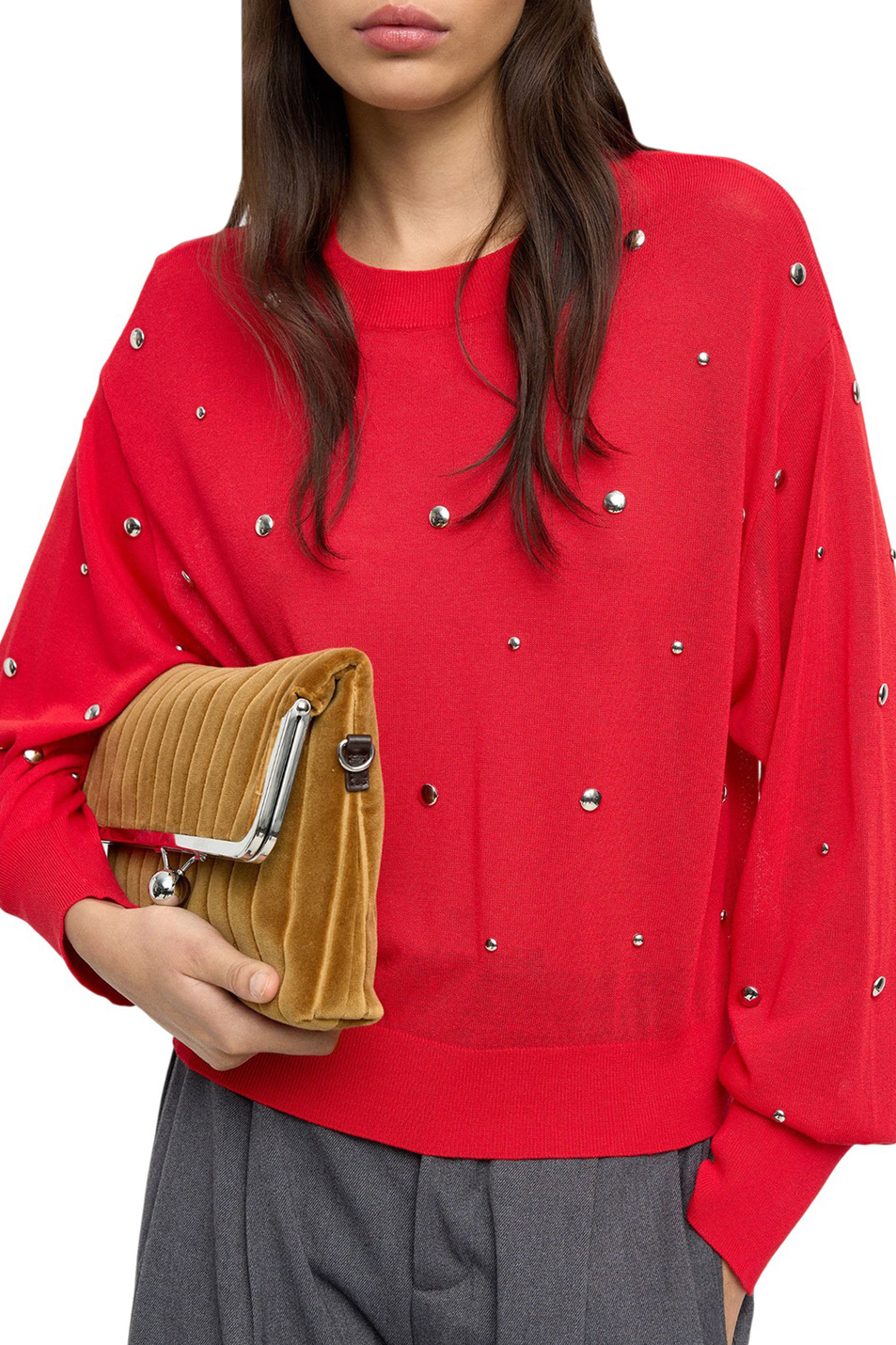 Женский Parfois Джемпер с заклепками (цвет ), артикул 241058 | Фото 3