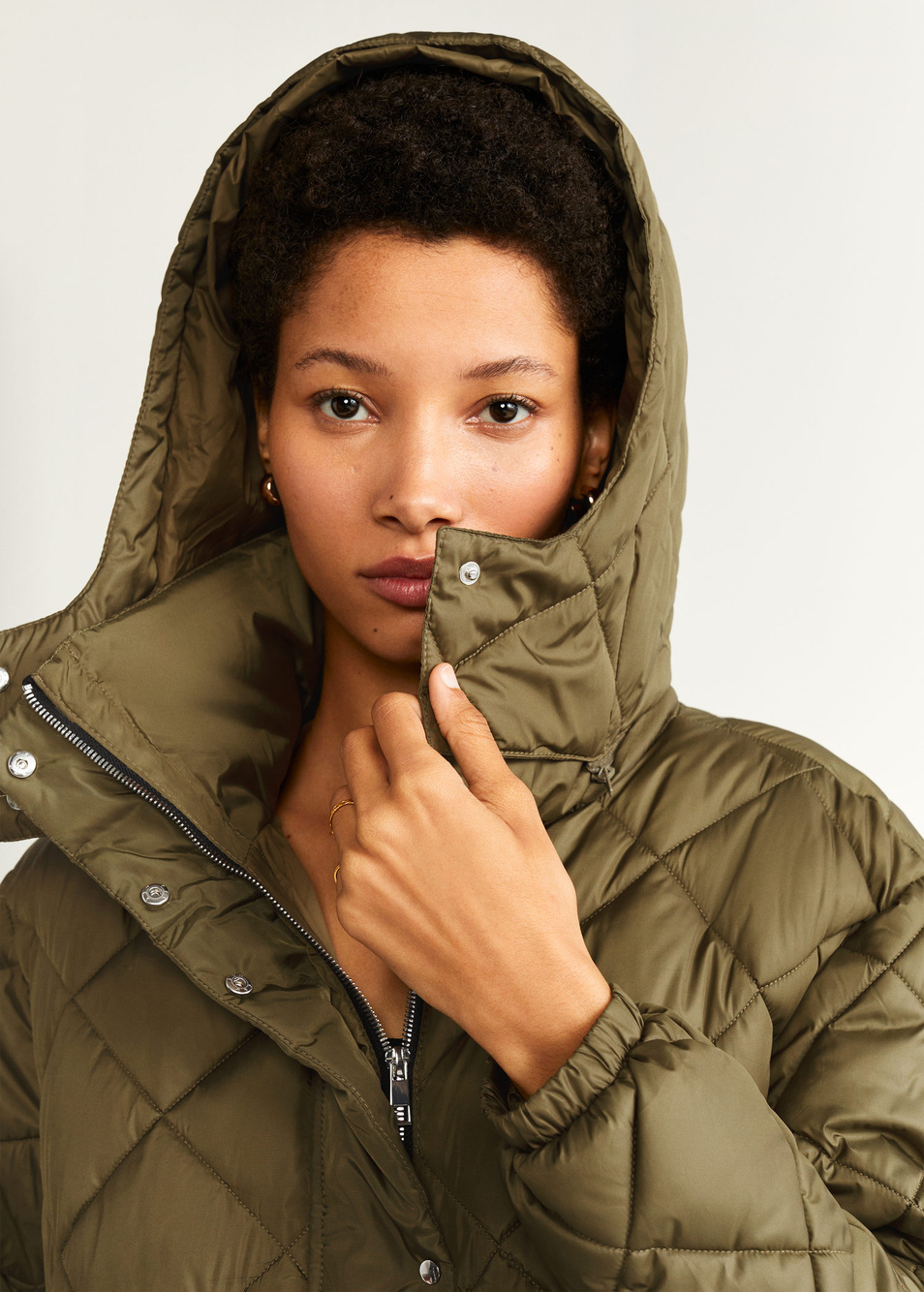 Куртка TICTAC|Основной цвет:Хаки Женский Mango Куртка TICTAC (цвет ), артикул 53037019 | Фото 6