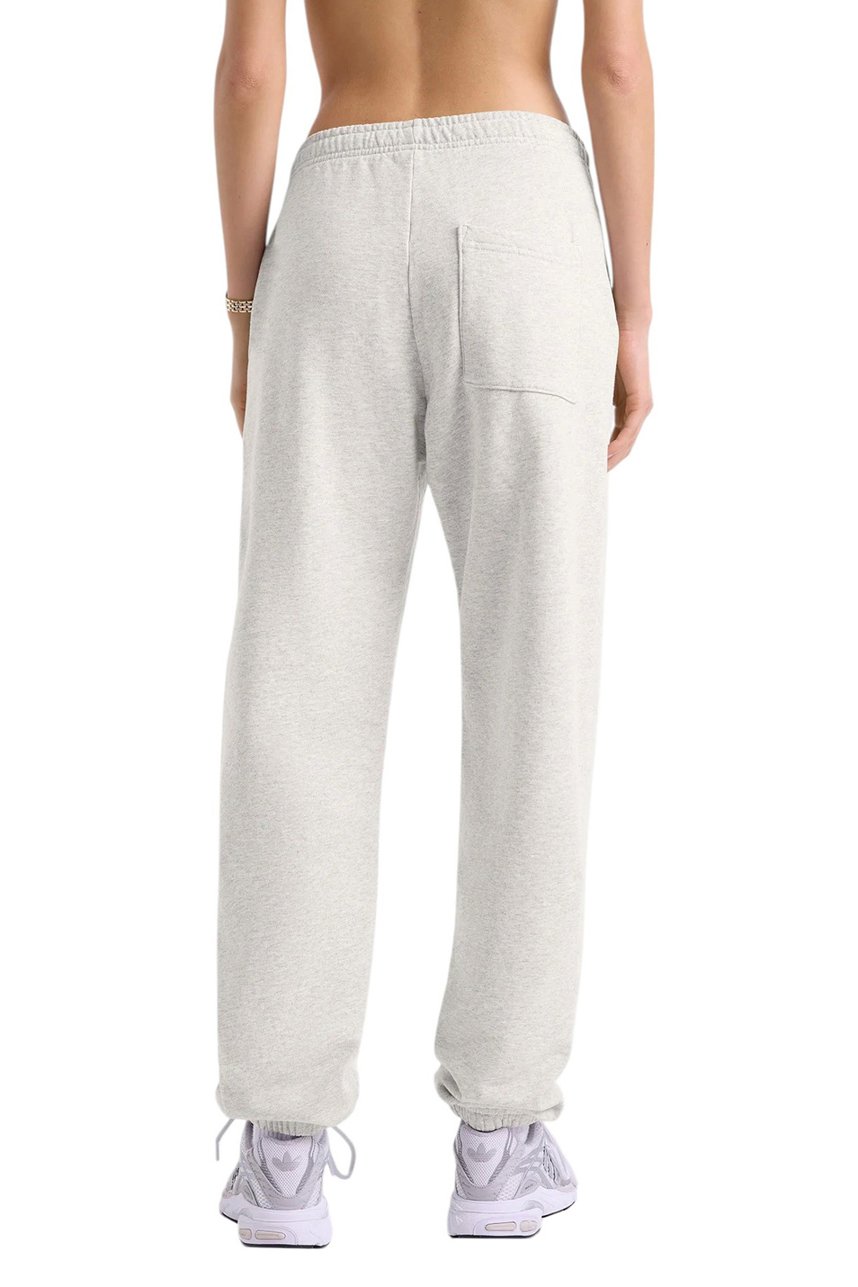Женский Sporty & Rich Брюки из смесового хлопка (цвет ), артикул PA036615639GY03 | Фото 3