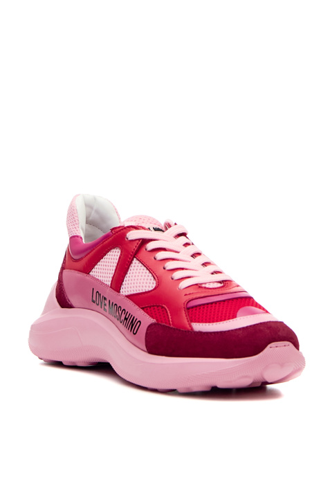Moschino Сникеры SUPERHEART с логотипом ( цвет), артикул JA15306G1EIQ | Фото 2