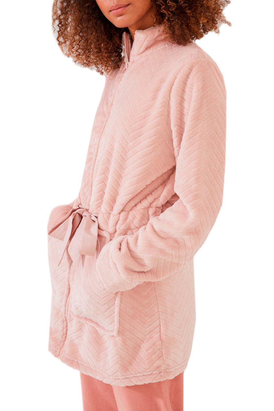 Женский Women'secret Короткий халат из флиса (цвет ), артикул 4354028 | Фото 2