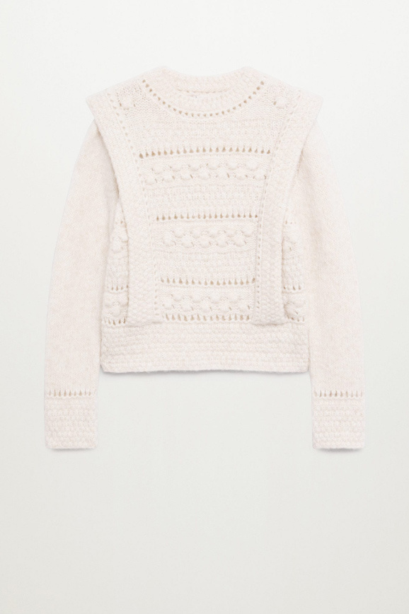 Женский Mango Ажурный свитер BREIS (цвет ), артикул 77009237 | Фото 1
