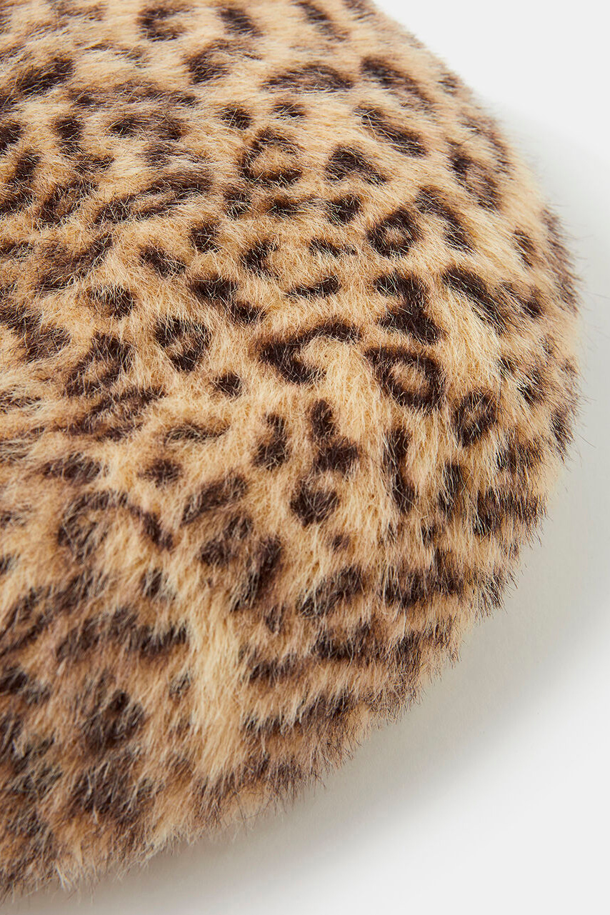 Accessorize Пушистые берет с леопардовым принтом (цвет ), артикул 991077 | Фото 3