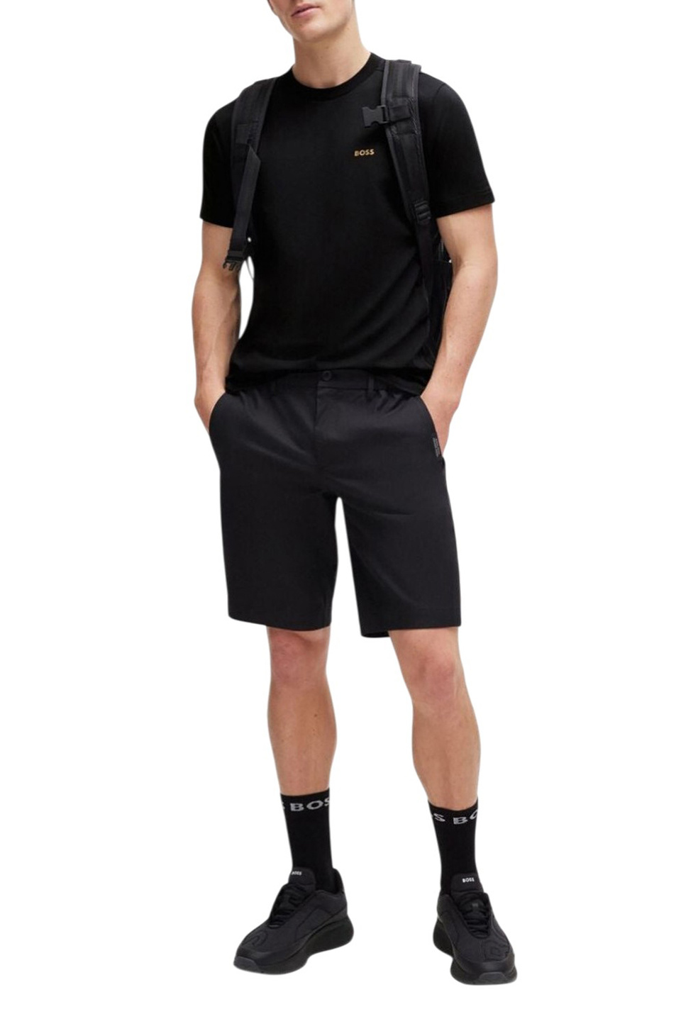 Мужской BOSS Футболка из эластичного хлопка (цвет ), артикул 50506373 | Фото 3