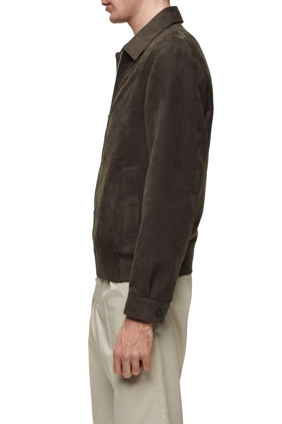 Мужской Mango Man Куртка PARMA с эффектом замши (цвет ), артикул 67015979 | Фото 4