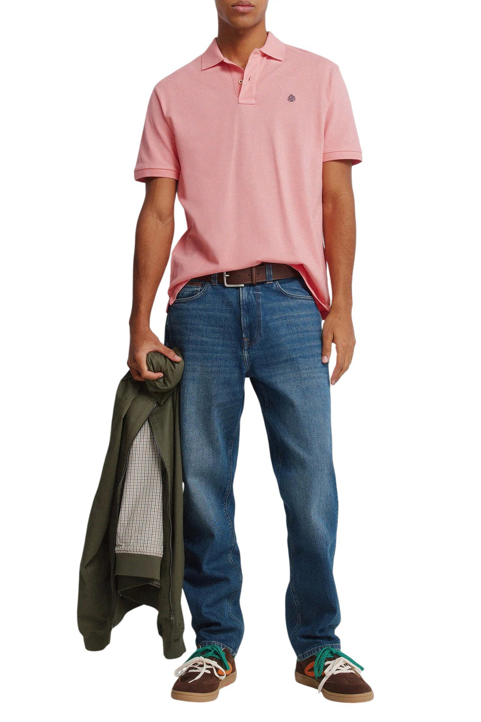 Мужской Springfield Поло из хлопка (цвет ), артикул 8551097 | Фото 2