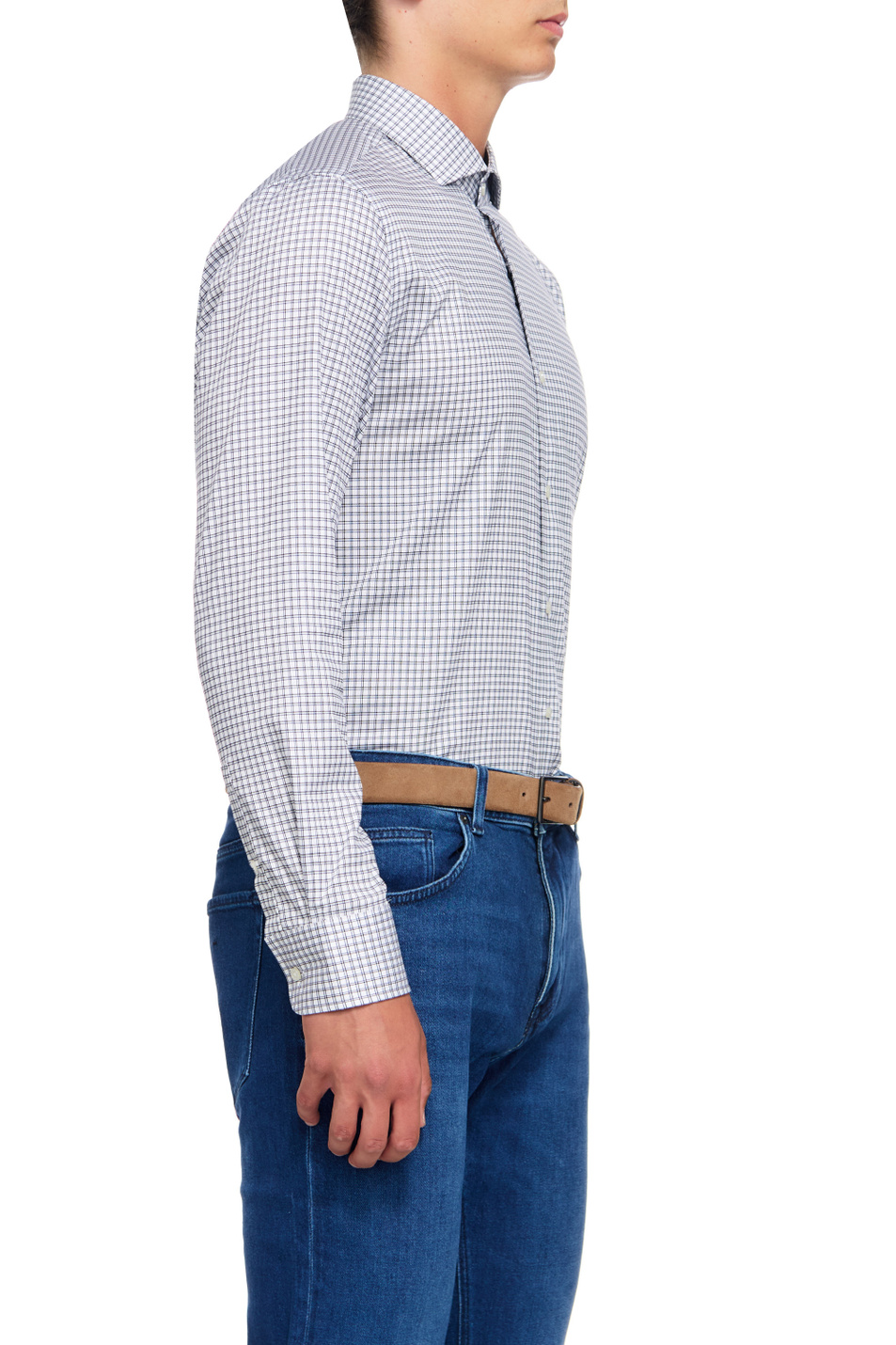 Мужской BOSS Рубашка из хлопка и лиоцелла (цвет ), артикул 50496704 | Фото 3