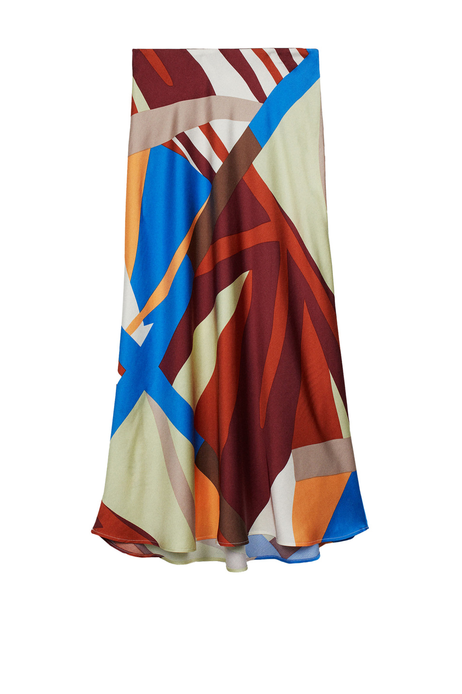 Parfois Атласная юбка с принтом (цвет ), артикул 193091 | Фото 1
