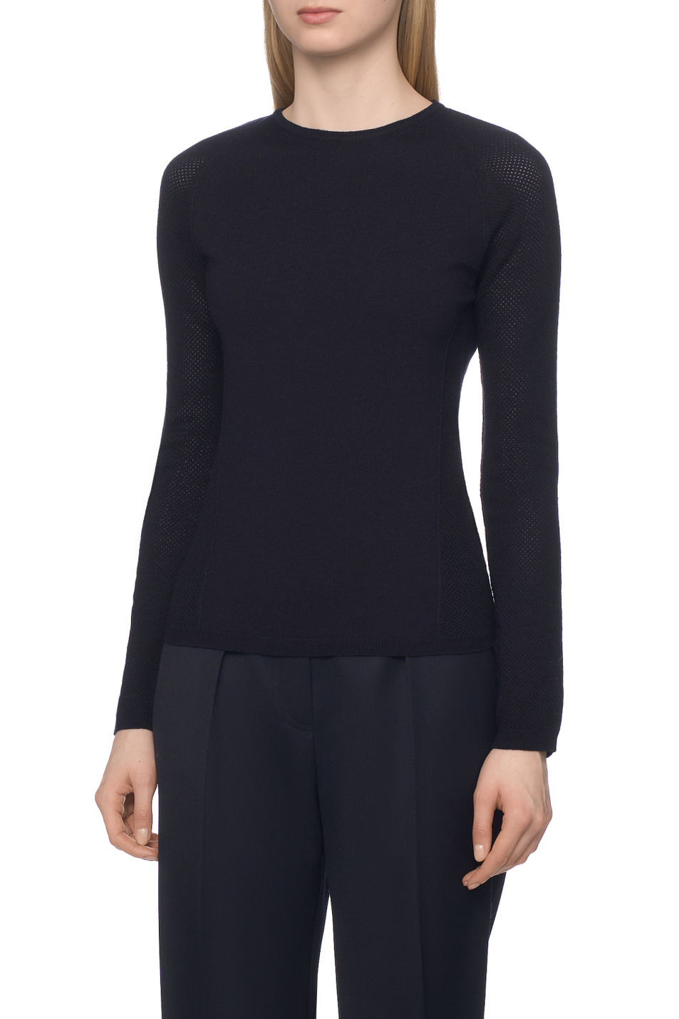 Джемпер TARTUFO из смесовой шерсти|Основной цвет:Черный Женский Max Mara Джемпер TARTUFO из смесовой шерсти (цвет ), артикул 2521366102 | Фото 4