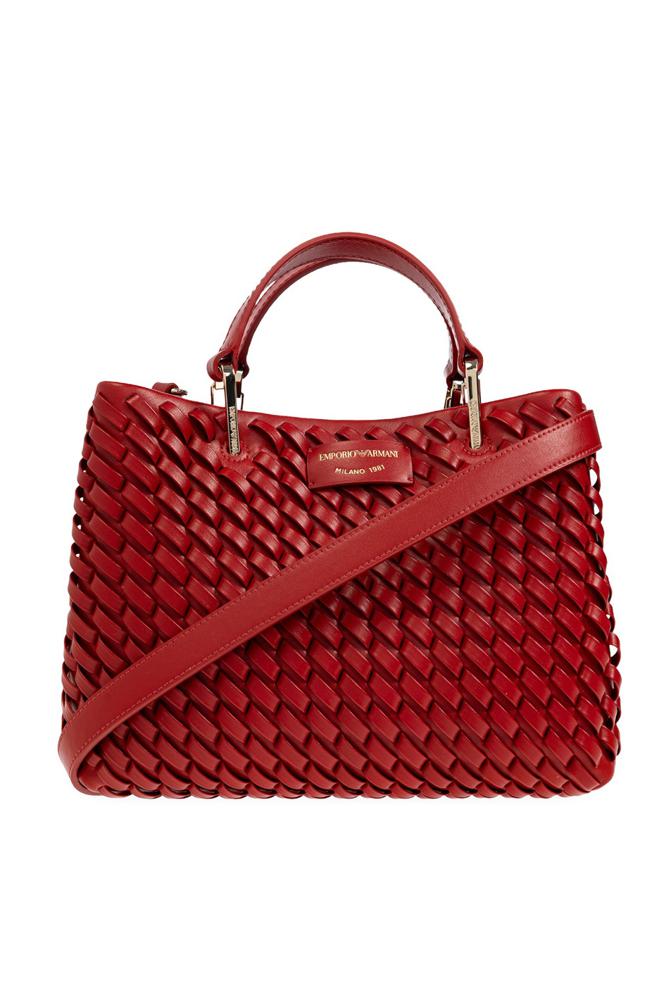 Женский Emporio Armani Сумка-шопер MyEA из натуральной кожи (цвет ), артикул EW000361-AF12762 | Фото 1