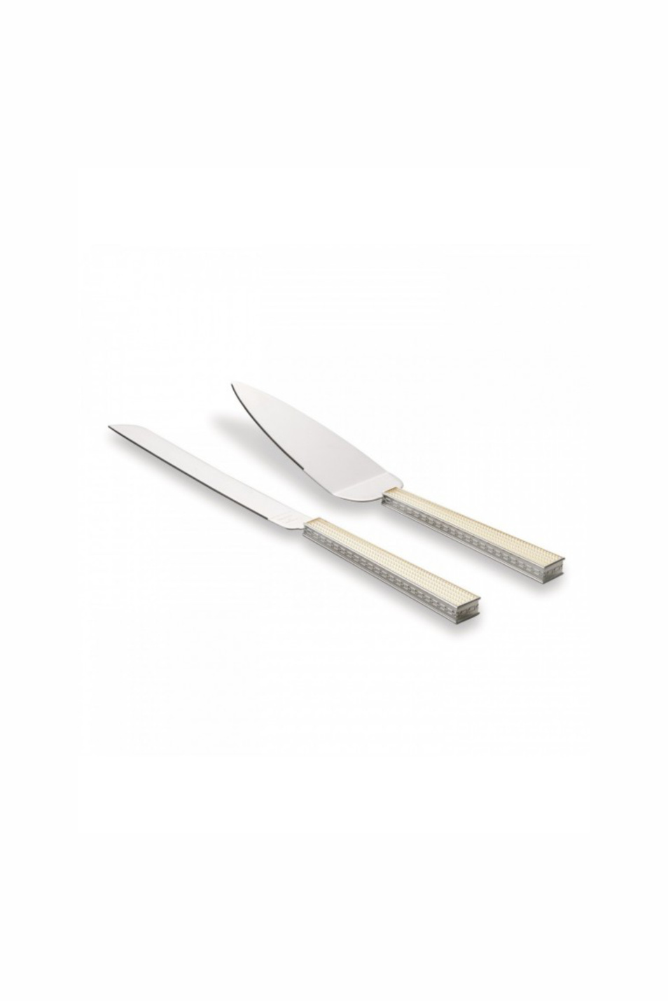 Набор для торта (лопатка и нож) Pearl|Основной цвет:Стальной Не имеет пола Wedgwood Набор для торта (лопатка и нож) Pearl (цвет ), артикул 40019712 | Фото 1