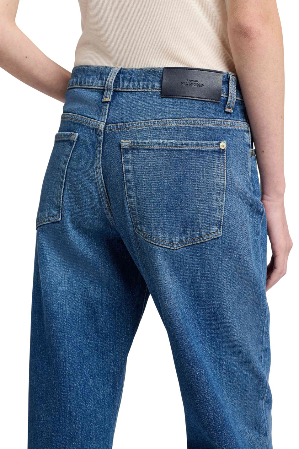Женский 7 for all Mankind Джинсы из эластичного хлопка (цвет ), артикул 7U660C65 | Фото 5