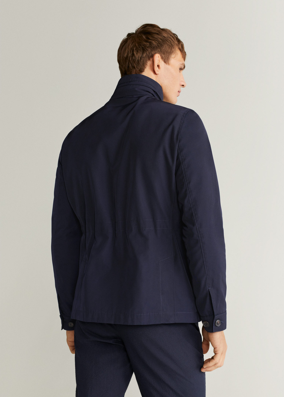 Куртка NINET|Основной цвет:Синий Мужской Mango Man Куртка NINET (цвет ), артикул 67074381 | Фото 4