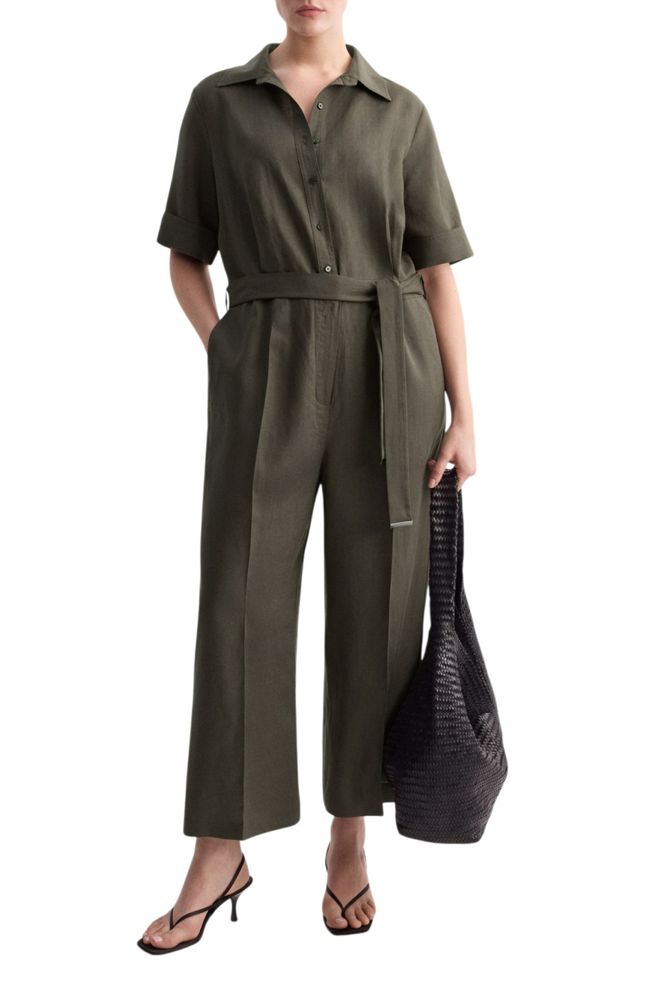 Женский Mango Комбинезон TOMY2 однотонный (цвет ), артикул 27095830 | Фото 2