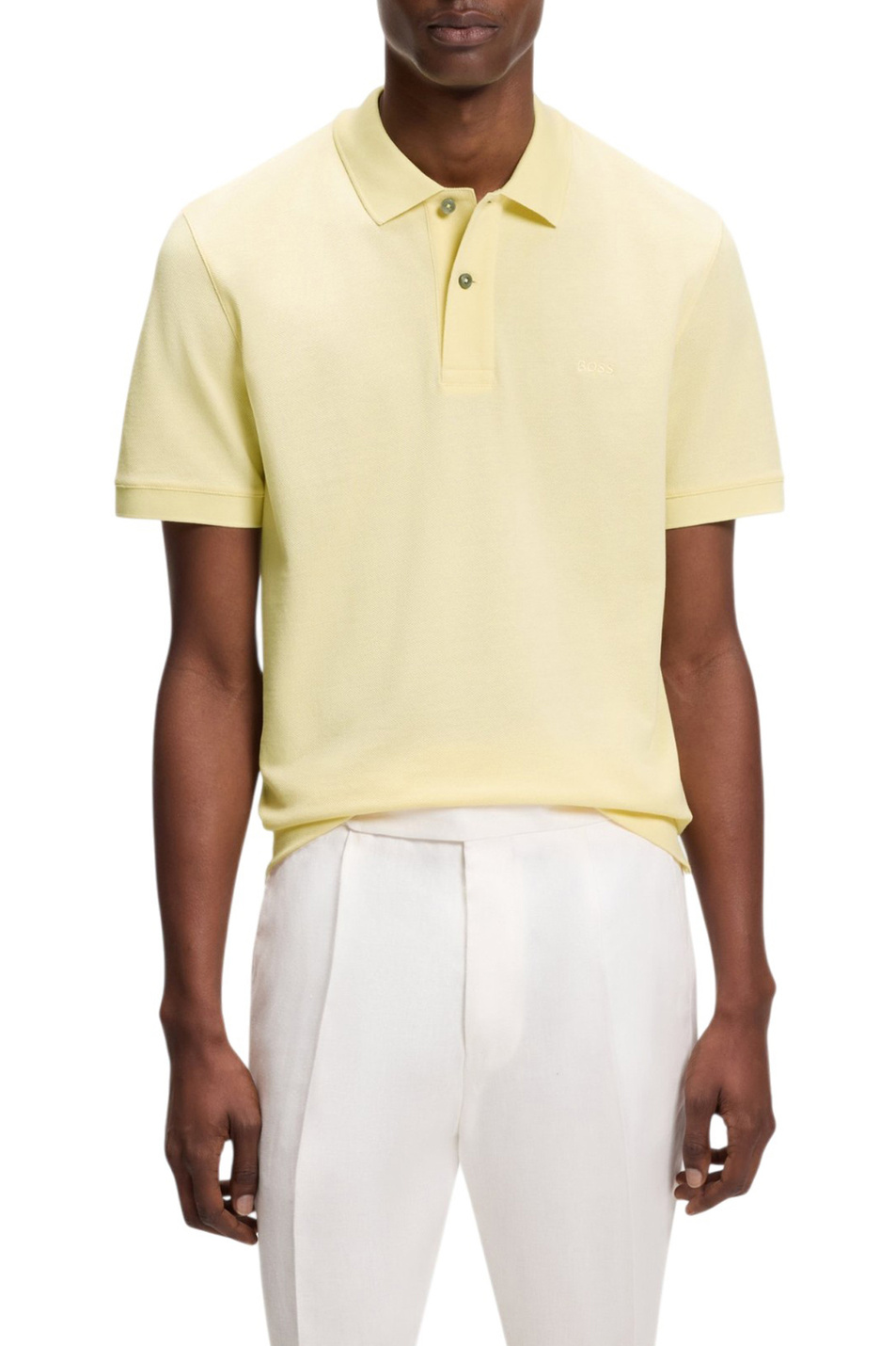 Мужской BOSS Поло Pallas из натурального хлопка (цвет ), артикул 50553564 | Фото 3